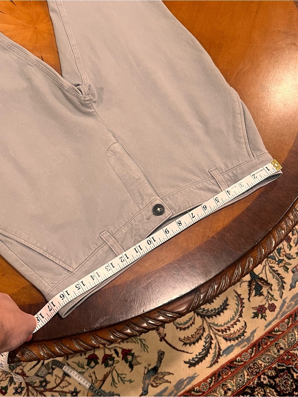 Mugsy Men’s Damens Classic 4-Way Stretch Chinos 34x32 Gray - Picture 12 of 16